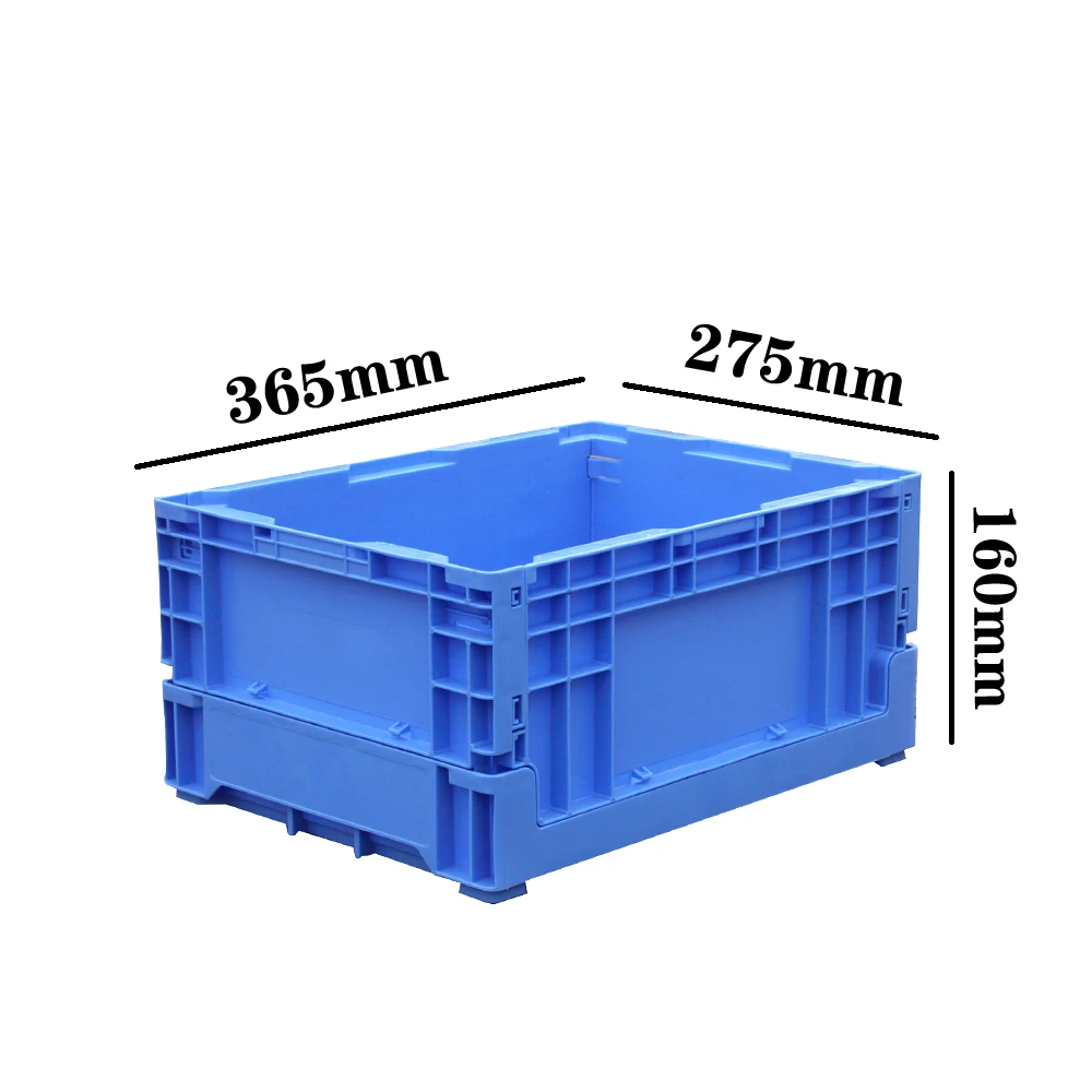 PP Recyclable Plastic Crates Stack Collapsible Folding Crate