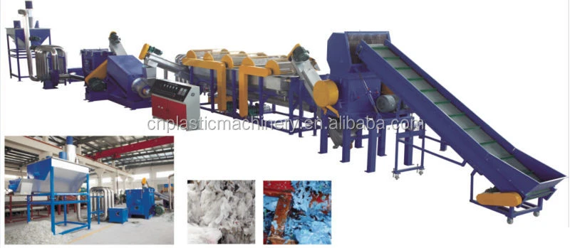 PP/PE film recycling and plastic washing line