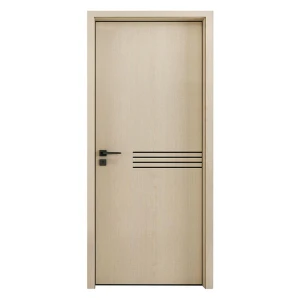 Prettywood Professional Solid Wpc Doors Waterproof Upvc Wood Plastic Composite Toilets Door