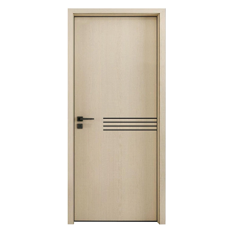 Prettywood Professional Solid Wpc Doors Waterproof Upvc Wood Plastic Composite Toilets Door