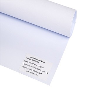 printable vinyl bubble free car sticker polymeric vinyl sheet bluish white
