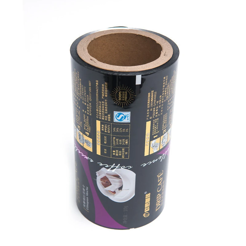 Printed Bopp / Cpp Plastic Packing Materials Film Roll For Food Spice Packaging