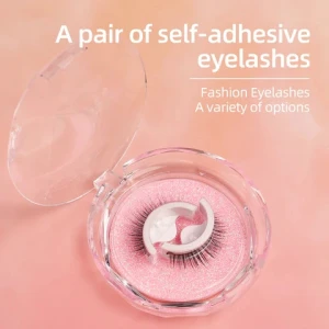 Private Label DIY Glue Free Eyelash Reusable Self Adhesive Eyelashes Customized Individual Classic No Glue Eyelashes Extensions