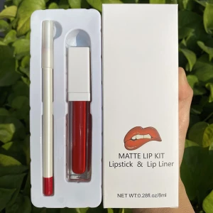 private label lipkit lip gloss waterproof private label matte liquid lipstick set lip gloss with lip liner set