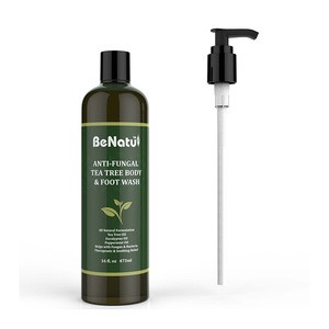 Private Label Tea Tree Oil Deep Clean Lightening Body Wash Skin Whitening Shower Gel