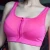 Import Private Label Women Plus Size Yoga Bra Gym Clothing front zip gym Sports Bra Top fitness from China