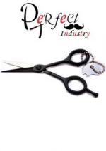 professional black hair beard scissors
