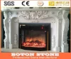 professional design white marble wood burning stove fireplace for christmas fireplace