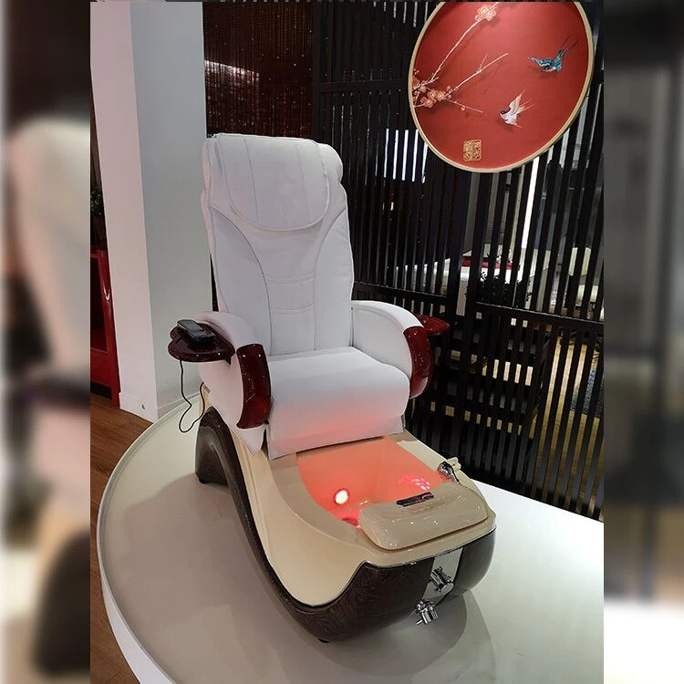 Professional Led light  Modern Luxury Beauty Nail Salon Furniture Foot Spa Massage Pedicure Manicure Chair