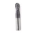 Import Professional Manufactureer Ball Nose End Mill 2 Flute Coating Carbide Ball Nose End Mill from China