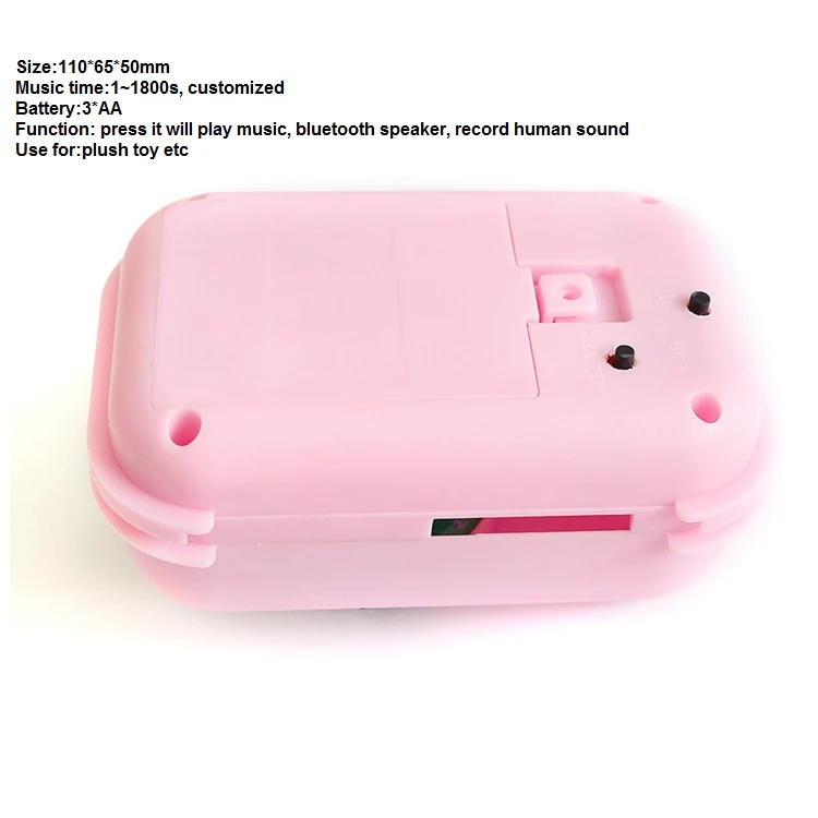 Professional manufacturer voice recording box for dolls