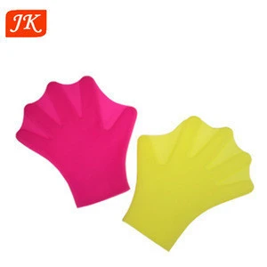 Professional training silicone rubber swimming hand fins for fast swim