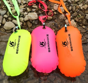Promotion Cheap Safety Swim Buoy for Swim High Visible Swim Buoy Inflatable Buoy with Other Swimming Product Event with Swimbelt