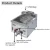 Import Promotional Various Electric Oil Fryer  Countertop Gas Fryer Chicken Fried Machine from China