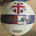 pvc leather flag printing  football / soccer ball