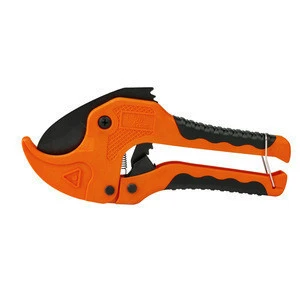 PVC Pipe Cutter 42mm Plastic Body Ratchet Scissors Tube Cutter PVC/PU/PP/PE Hose Cutting Hand Tools