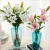 Import PVC plastic silk lily flower home wedding indoor Easter decoration artificial lilium flowers from China