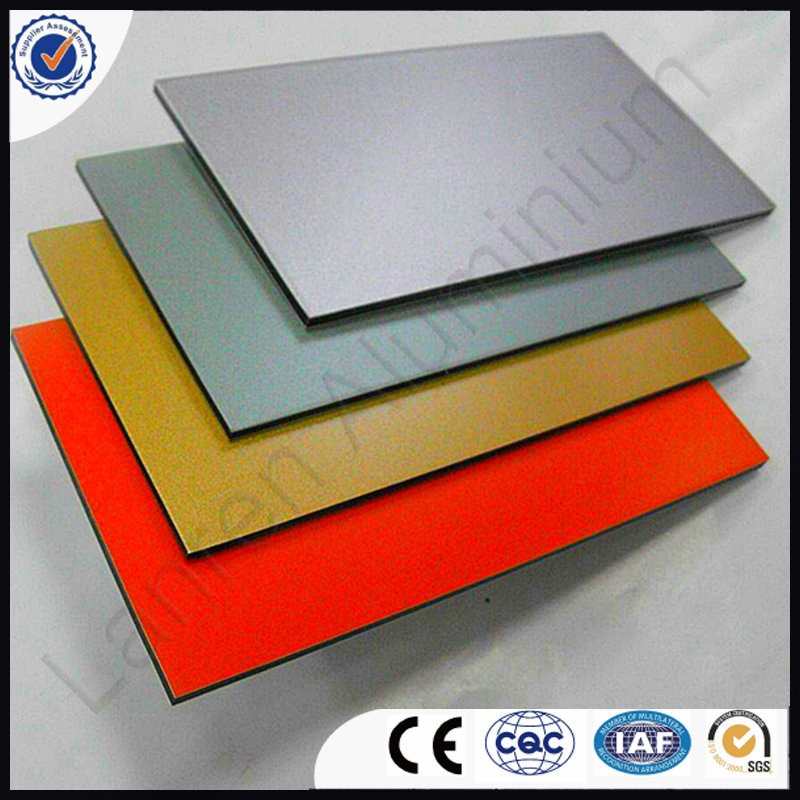 PVDF/PE coating aluminium composite panel with 4mm 3mm 5mm thick