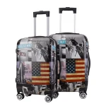 Quality OEM Factory Customized Printed ABS PC Travel Valise Trolley Hardside Luggage