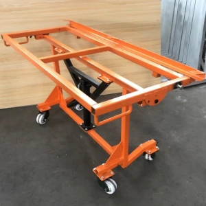 Raizi tilting slab transport cart trolley work table for granite marble glass