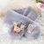 Import Red color winter fur Santa Claus Christmas children scarf from China