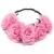 Import Red Flower Crown,Red Rose Bridal Hair Bands,Women Artificial Flower Headbands from China