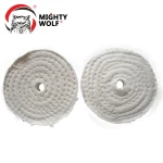 Reinforced stainless steel buffing wheel linen wheel polishing wheel