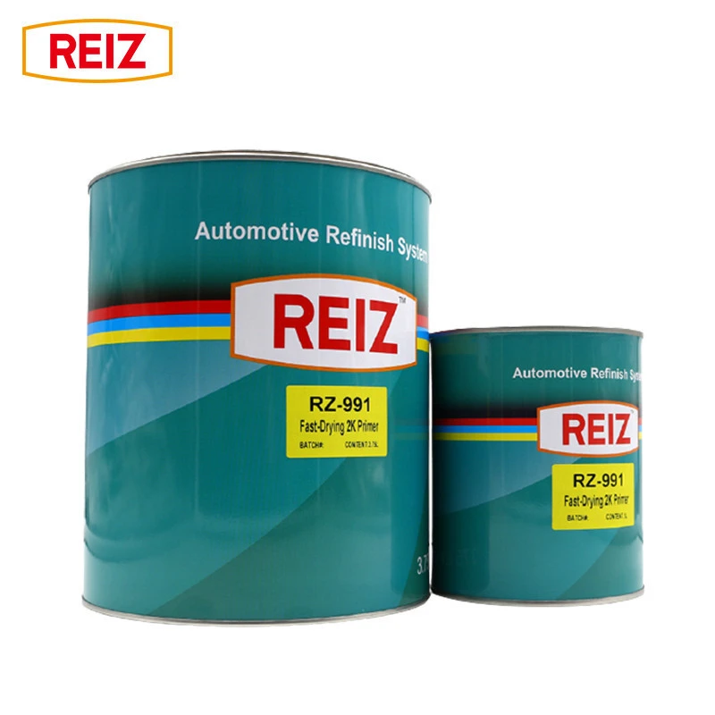Reiz Factory Supply Fast Drying Acrylic Primer 2K Auto Paint Primer for Car Repair