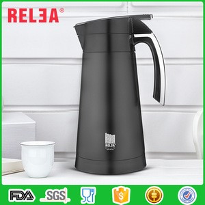 RELEA top quality 1600ml double wall stainless steel vacuum air flask coffee pot