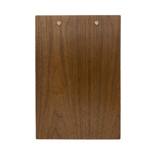 Restaurant A4 Clipboard Two Fold Wooden Menu Board With Screw