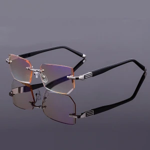 Rimless reading glasses Anti Blue Light reading glasses uv400 uv - resistant reading eye glasses