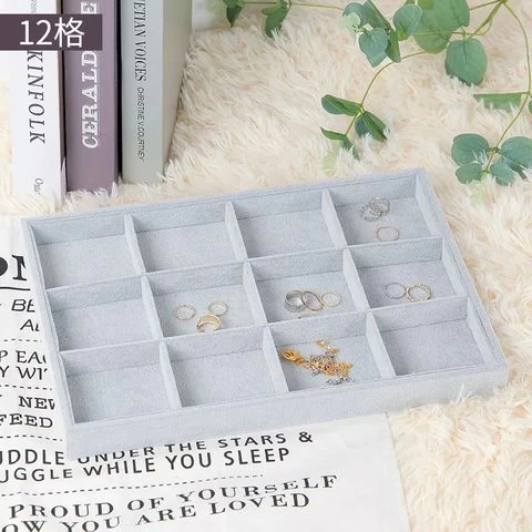 Ring Plate Necklace Earrings Ring Jewelry Display Box