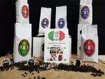 Roasted Coffee Beans Packaging Made in Italy Gourmet Coffee Natural 1kg Arabica Coffee Aroma