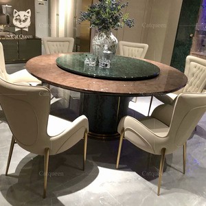 Round Marble Dining Table Set Modern With Chairs Luxury Dinner Marble Dinning Round Table Set Postmodern Furniture