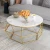 Import Round Marble Top Metal Gold Nest Side Table Living Room Coffee Table from China
