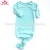 Import Royal Blue Blank Infant Boys Sleepwear Knotted Sleeper Newborn Baby Gown With Mitten Cuffs from China