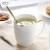 Import Royal bone china plain white tea mug  cheap bulk white coffee mugs for restaurant from China