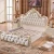 Import Royal European French wood carved bed room furniture bedroom set from China