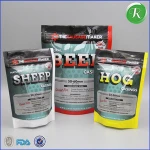 sausage casings and hog casings stand up zip lock package bag