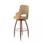 scandinavian furniture modern  bar stool High wood feet bar chair
