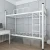Import School furniture dormitory metal frame military bed iron dorm bunk bed adult double metal steel bed from China