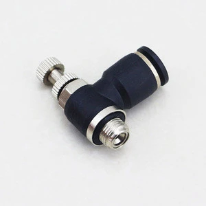 SC(SL) Air Cylinder Throttle Valve Thread Small Pneumatic Quick Connect Hose Fittings Throttle Check Valve Use
