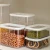 Import Sealed jar household cereals kitchen storage box transparent plastic box snack dry goods storage jar organizing jar from China