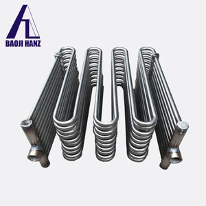 Seamless gr1 gr2  titanium and titanium alloy cooling coil pipe/tube per price for sales