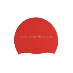 Seepdo Quality Adult / Kid sizes customized logo printed waterproof silicone swim cap For Swimming
