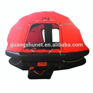 Ship emergency escape liferaft Inflatable life raft for ship Self righting life raft