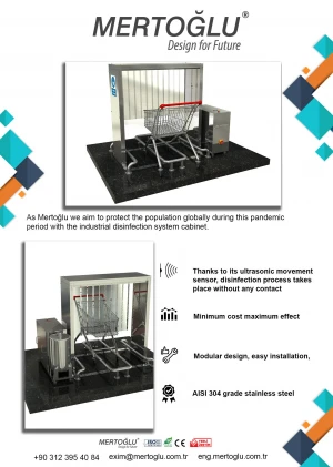 Shopping Trolley Disinfection Cabinet