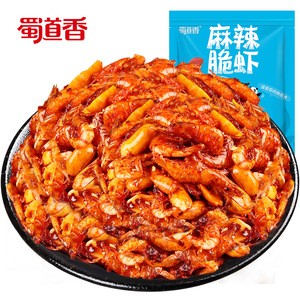 ShuDaoXiang Seafood Snack 100g Per Bag 76 Bags Per Carton Spicy Snacks Dried Shrimp Snack