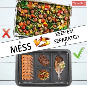 Silicone baking tray separator four-piece tray kitchen rectangular grid toast bakeware pan food cake mold