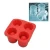 Import Silicone Creative 4 Ice Shot Tray Glasses Mold from China